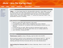 Tablet Screenshot of jmule.org